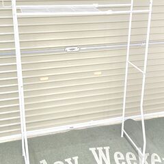 引き取り限定！！  ランドリーラック　幅伸縮式