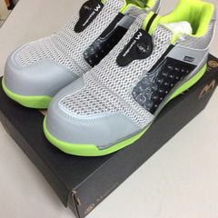 ★ 作業靴 26cm マンダム メッシュ スリッポン mando...