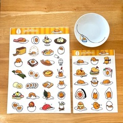 ぐでたま　シール　お皿　セット　まとめ売りの画像