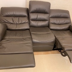 【値下げ 】ニトリ
電動ソファ　3人掛けの画像