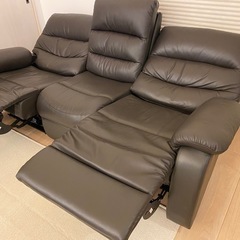 【値下げ 】ニトリ
電動ソファ　3人掛けの画像