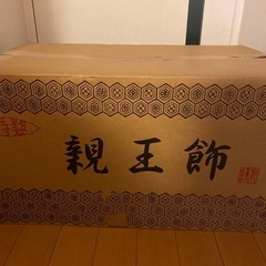 お雛様ガラスケース飾りの画像