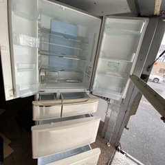 NO858🌈福岡市内配送設置無料✨🌈パナソニック Panasonic 冷蔵庫（501L・フレンチドア）シャンパン・ECONAVI NR-F504T-Nの画像