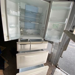 NO858🌈福岡市内配送設置無料✨🌈パナソニック Panasonic 冷蔵庫（501L・フレンチドア）シャンパン・ECONAVI NR-F504T-Nの画像