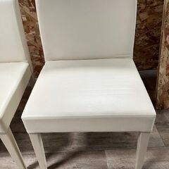 30日まで引き取り限定値下げ！ 【中古】ホワイトチェア　1脚の画像