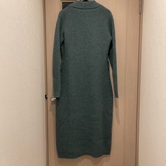 ニットロングカーディガンの画像