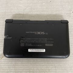 【Nintendo】ニンテンドー 3DS LL ジャンク SPR-001 本体のみ ブラック 社外タッチペン付 SDカード付属 ゲーム機 Y0851の画像
