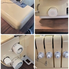 【1020】ロックミシン ベビーロック 衣縫人 BL7100 動作品 JUKIの画像