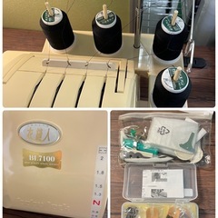 【1020】ロックミシン ベビーロック 衣縫人 BL7100 動作品 JUKIの画像