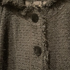 フード付きショートコートの画像