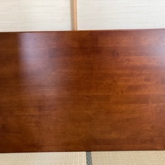 （お譲り先決定
）折り畳み式座卓テーブル&両面柄違い天板付き