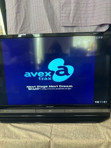 プライスダウン！40%off】シャープ32Vブレーレイ（DVD）内臓テレビ！