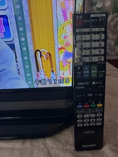 プライスダウン！40%off】シャープ32Vブレーレイ（DVD）内臓テレビ！