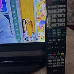プライスダウン！40%off】シャープ32Vブレーレイ（DVD）内臓テレビ！の画像