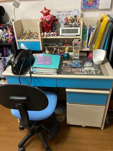 学習デスク　3点セット　美品　おしゃれデスク　学習机