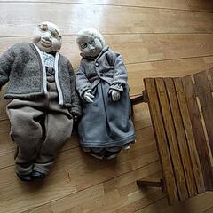 アンティーク手作りドール人形末長くの画像