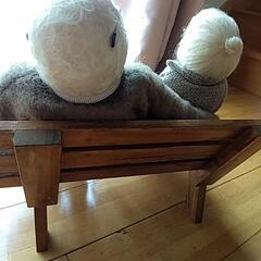 アンティーク手作りドール人形末長くの画像