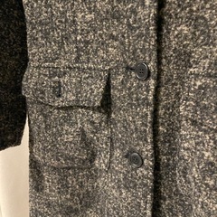 シンプルウールコートの画像