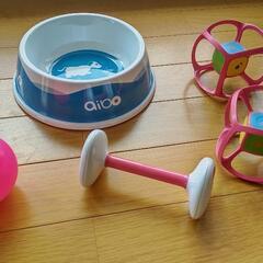 SONY/ソニー aibo/アイボ　with 専用水飲みボール・骨・サイコロの画像