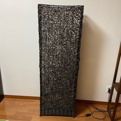 決まりました　フロアスタンド　ラタン風　の画像