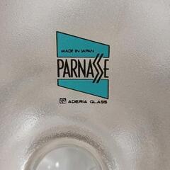 0207-046 アデリアグラスPARNASSE　グラス＆フルーツ皿セットの画像