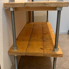 【取引中】靴収納棚 DIYの画像