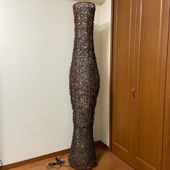 決まりました　フロアスタンド　ラタン風の画像