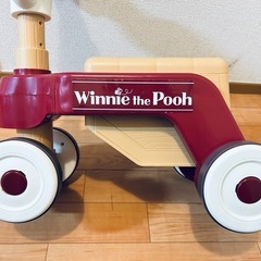 値下げしました‼️くまのプーさん おしゃべりウォーカーライダー 【たっち・あんよ期 】 音ちゃんと出ます🎶説明書・箱付きの画像
