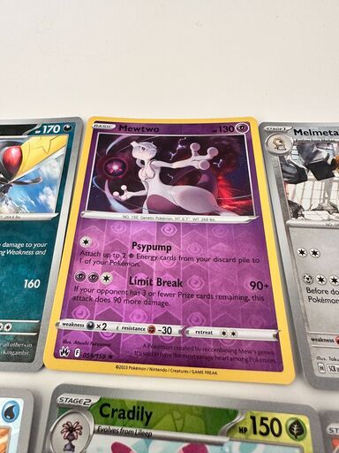 全部レアカード・美品・英語版】ﾎﾟｹﾓﾝｶｰﾄﾞ 8枚ｾｯﾄ ホロ加工あり