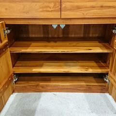 UNICO｜BREATH｜チーク材｜カップボード｜食器棚