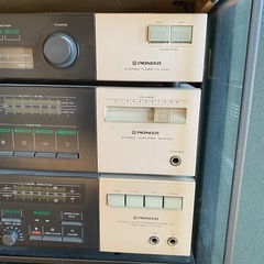 【受け渡し決まりました】木製家具調ステレオの画像