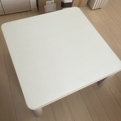 NITORIリバーシブルこたつテーブル白　の画像