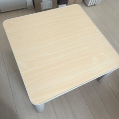 NITORIリバーシブルこたつテーブル白　の画像