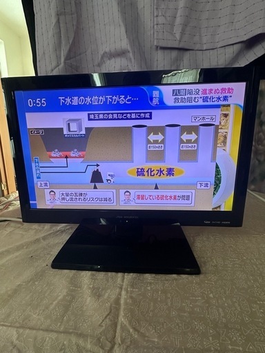 【3日間限定プライスダウン！20%off】 ADX BROADrEC 22V型液晶テレビ ！訳あり！