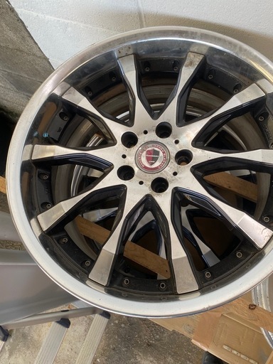 ✨️問い合わせ多数‼️早い者勝ち‼️ワーク シュバート深リムホイール 19インチジャンク品