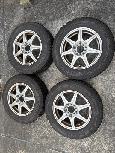 ヨコハマ 195/65R15 スタッドレスホイールセット 走行僅か