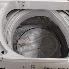2019年極上美品　車に積めるサイズ　ビッグウェーブ洗浄搭載　パナソニック　静音　洗濯機の画像
