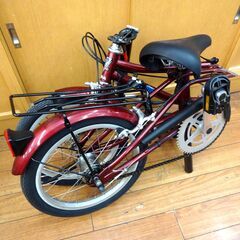 未使用品 KIRA キラ・コーポレーション ネオバイク 16インチ 折りたたみ自転車 3段変速 【モノ市場東浦店】の画像
