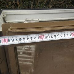 アルミサッシ　窓枠　網戸付