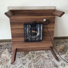 198 リバーシブル天板正方形コタツテーブル  70×70㎝ 滝口木材 2017年製 の画像