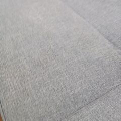 ★ジモティ割あり★  ソファベッド グレー H54×D83×W166～180 クリーニング済み TK4215の画像