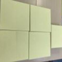 公式【 DIYで簡単！騒音対策 】防音ファストラボ® 吸音パネル スクエア型 12枚セット （ 音の悩みの軽減に ） 吸音材 防音材 防音シート (縦30cm×横30cm 厚さ9mm) ペールイエローの画像