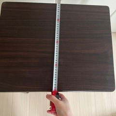 【お譲りの方が決まりました】折りたたみテーブルの画像