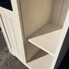 【商談中】ハンガーラック付き ミラー 鏡　収納棚 衣装ケース タンス　 の画像