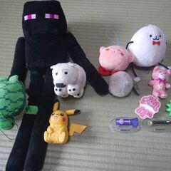 【受け渡し予定者決定】マインクラフト、ピカチュー、スプラトゥーン