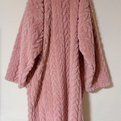 新品　モコモコ着る毛布　ピンクの画像