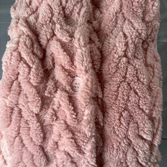 新品　モコモコ着る毛布　ピンクの画像