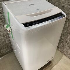 【美品】大阪送料無料★3か月保障付き★洗濯機★日立★8kg★2017年★BW-V80A W★S-231