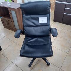 ★ジモティ割あり★  オフィスチェア 黒 H112×D60×W7...