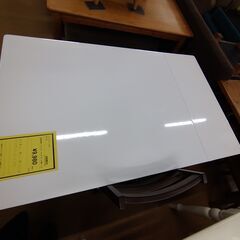 配送やってます❗️【C1034】幅伸縮ダイニングセット ニトリ ロピア2 イス2脚 ベンチ  白の画像